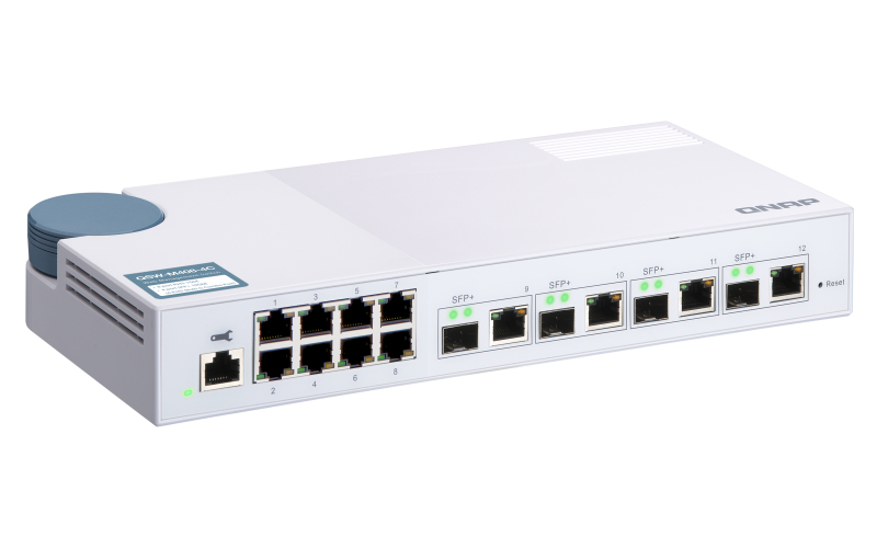 Switch QSW-M408-4C 8port 1gbps 4x 10g Sfp+/ Nbase-t Combo Wmsw