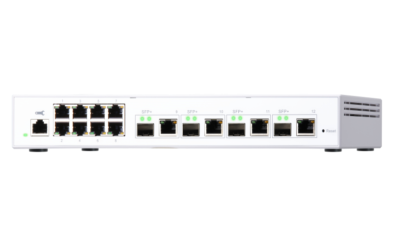 Switch QSW-M408-4C 8port 1gbps 4x 10g Sfp+/ Nbase-t Combo Wmsw