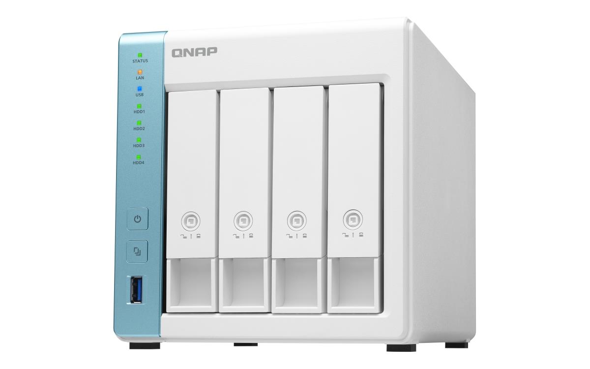 TS-431P3-2G 4BAY 1.7GHz QC 2GB DDR3L 1x 2.5GBE 1x GBE 3x USB3.2