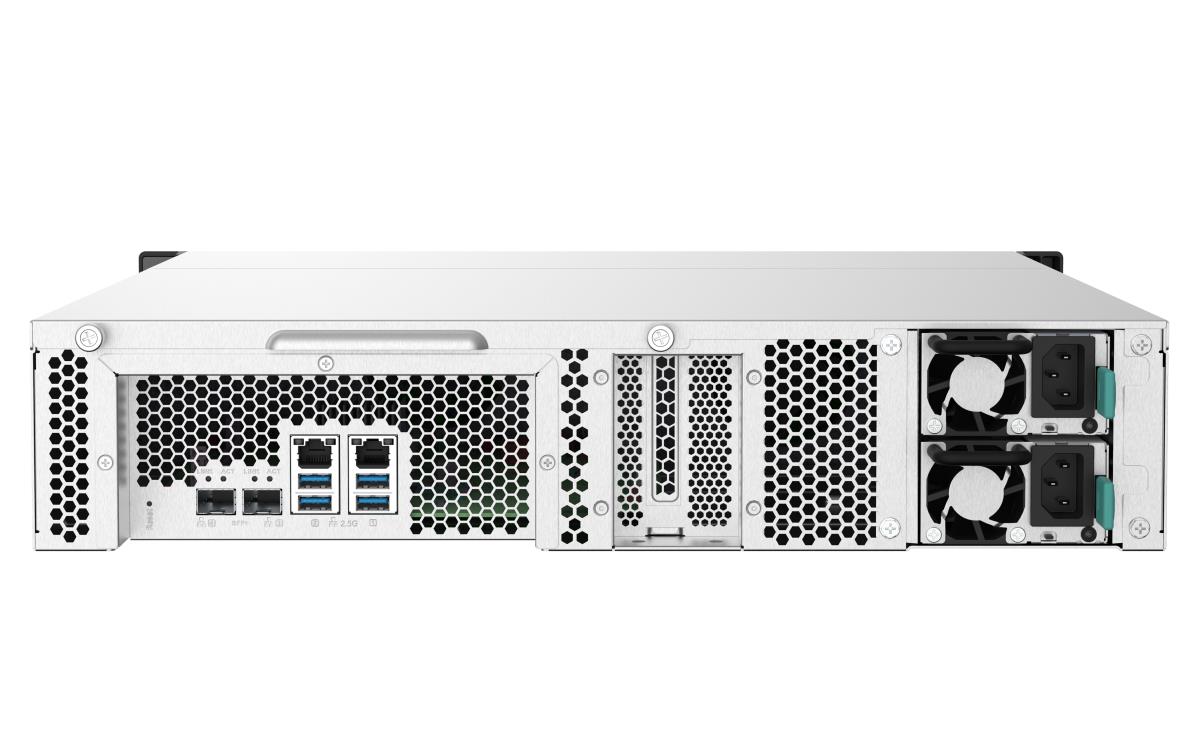 TS-1232PXU-RP-4G 2U 12BAY 1.7GHz QC 2X 10GBE SFP+ 2X 2.5 GBE RPS