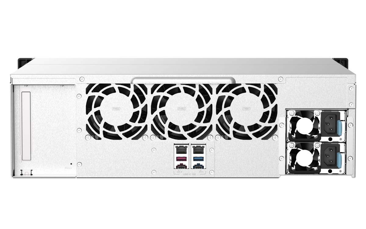 TS-1673AU-RP-16G 3U 16BAY 2.2GHz QC 16GB DDR4 2X 2.5GBE 2X 550W