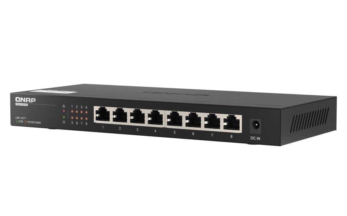 Switch QSW-1108-8T 8 ports 2.5Gbps w RJ45 unmanaged