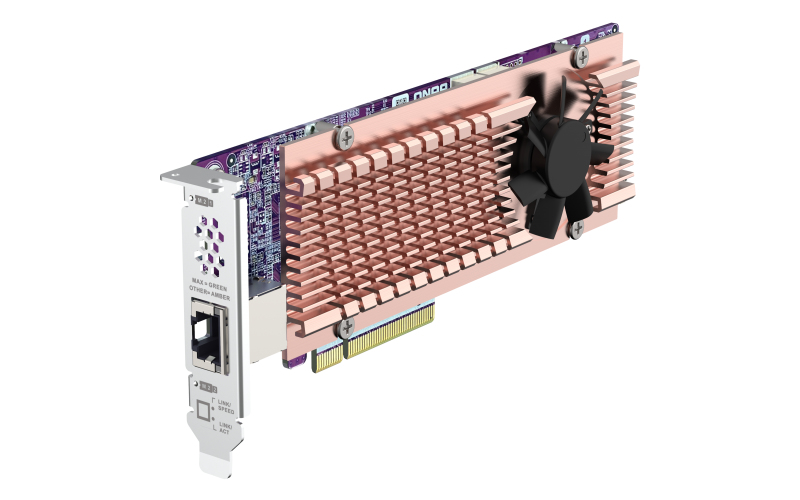 2x M.2 Pci-e Gen4 NVMe SSD & 1x 10GbE port expansion card