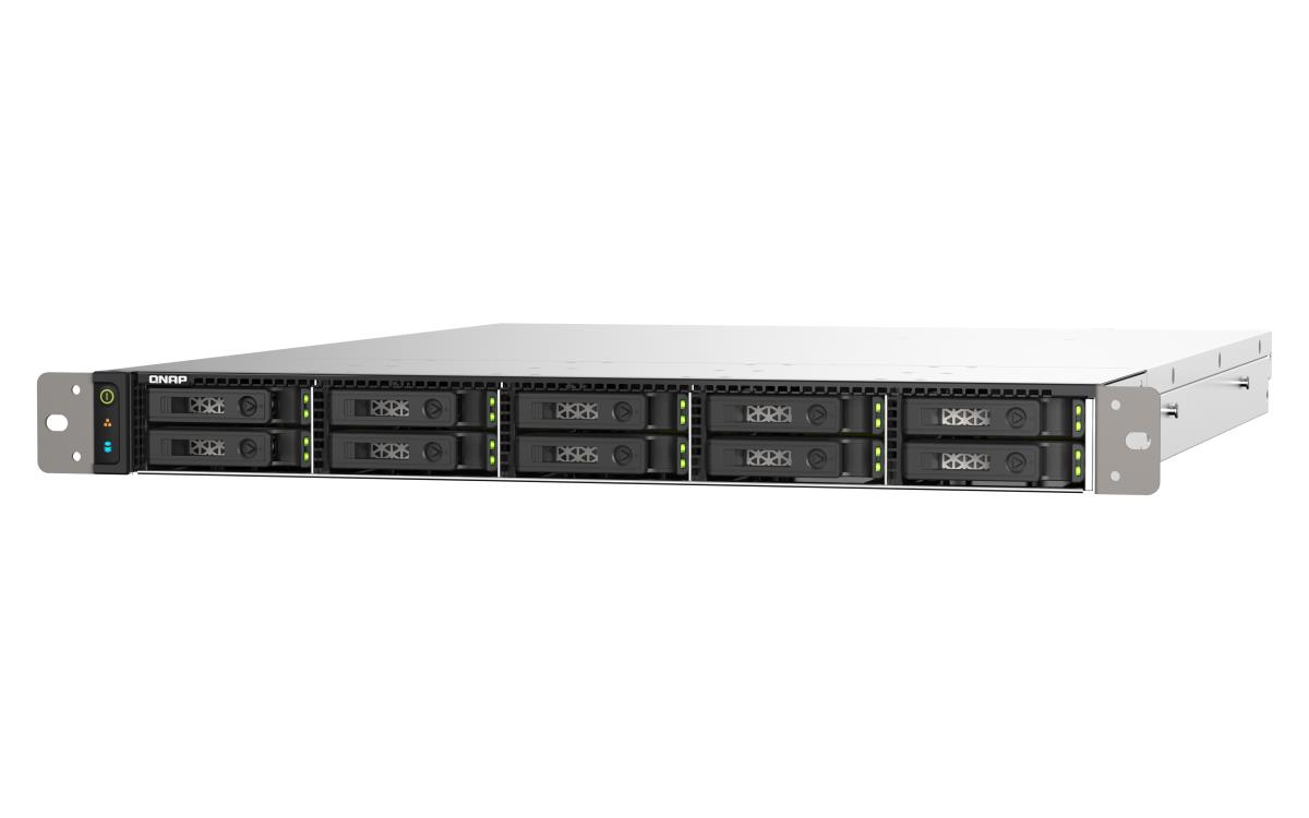 Flash Storage - TS-H1090FU-7232P-64G - 1U - 10x 2.5in U.2 Pci-e NVMe / SATA 6Gbps - EPYC 7232P/7252 - 64GB RDIMM DDR4 ECC