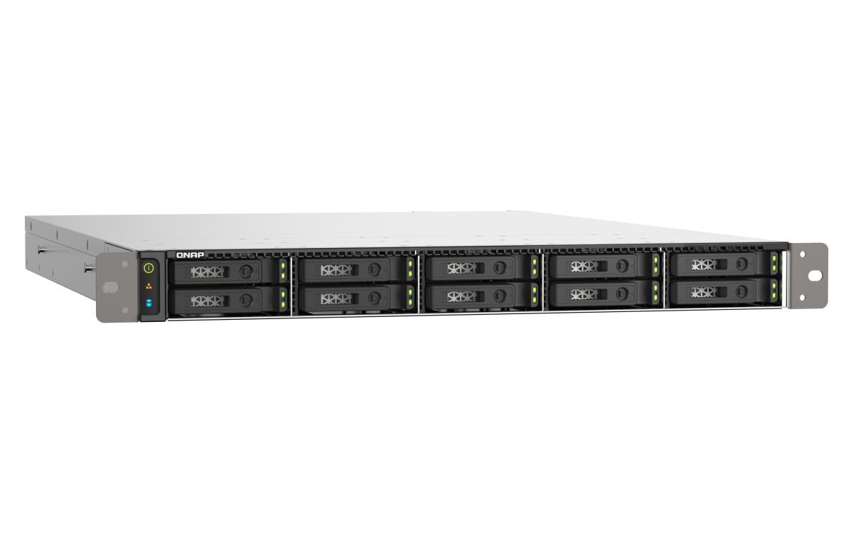 Flash Storage - TS-h1090FU-7302P-128G - 1U - 10x 2.5in U.2 Pci-e NVMe / SATA 6Gbps - EPYC 7302P  - 128 GB RDIMM DDR4 ECC