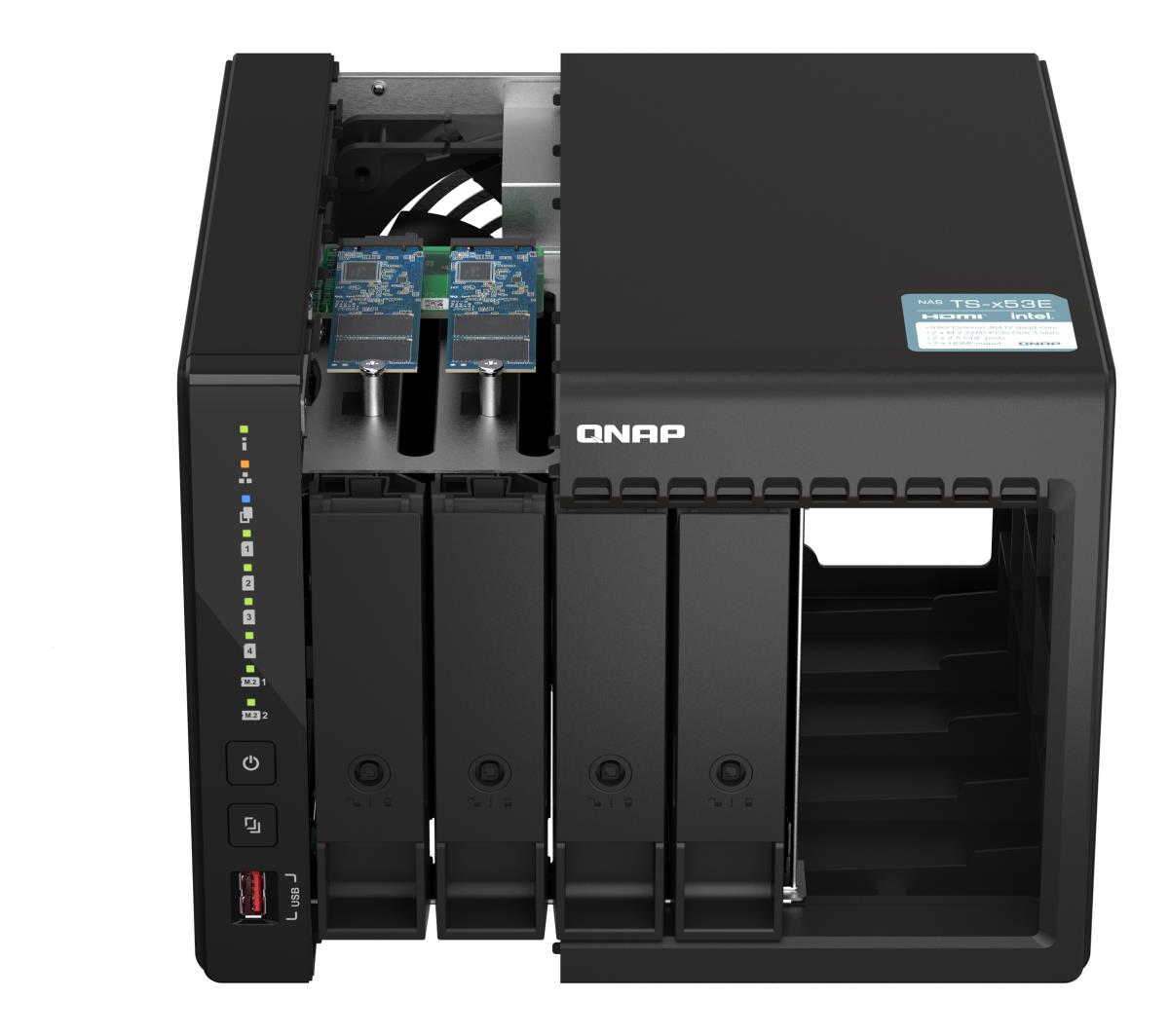 TS-453E-8G 4 Bay 8GB DDR4 2x 2.5GbE 2x USB 3.2II 2x USB2.0