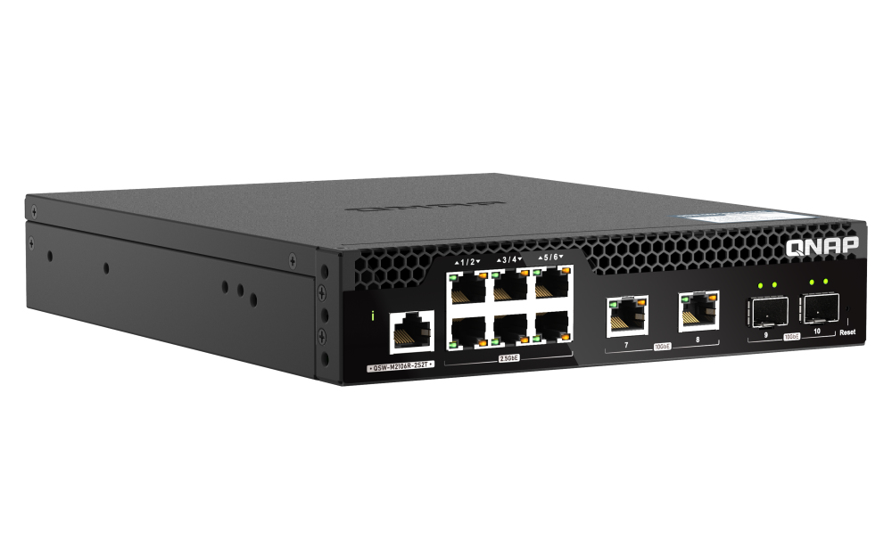 Web Managed Switch 10gbe And 2.5gbe Layer 2 For SMB Network Deployment