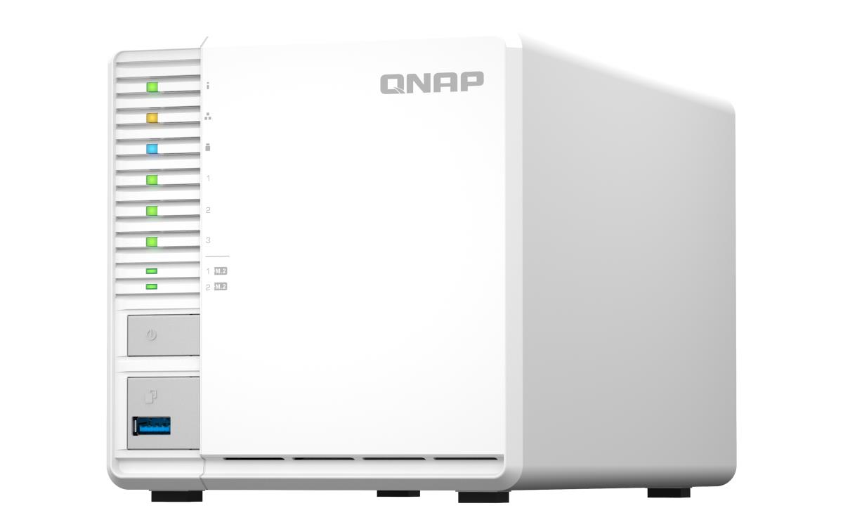 TS-364-8G 3bay 8GB 1x 2.5 Gbe 2X USB 3.2 Gen 2 1x USB 3.2 Gen 1