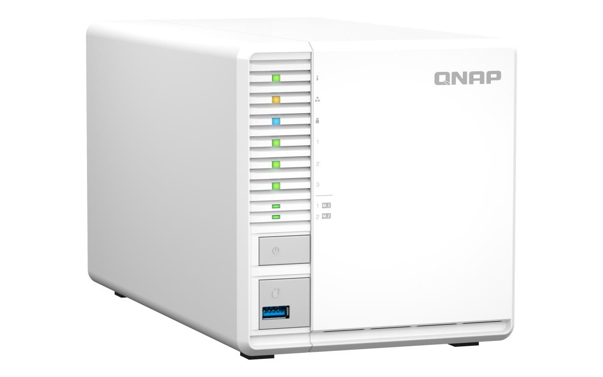 TS-364-8G 3bay 8GB 1x 2.5 Gbe 2X USB 3.2 Gen 2 1x USB 3.2 Gen 1