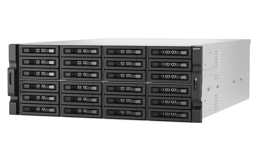 NAS - 24-bay 4U rackmount Pci-e interface SATA JBOD expansion enclosure 2.5/3.5in SATA 6Gbps drives 2 ports