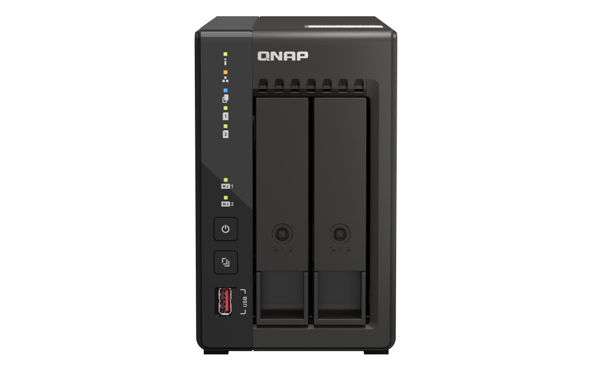 NVR - QVP-21C 8-CH 2 BAY Intel Celeron 4-core/4-thread processor burst up to 2.6 GHz 8GB