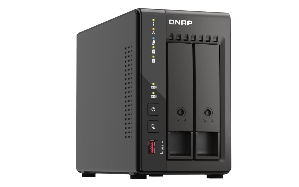 NVR - QVP-21C 8-CH 2 BAY Intel Celeron 4-core/4-thread processor burst up to 2.6 GHz 8GB