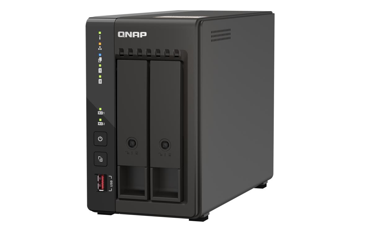 NVR - QVP-21C 8-CH 2 BAY Intel Celeron 4-core/4-thread processor burst up to 2.6 GHz 8GB
