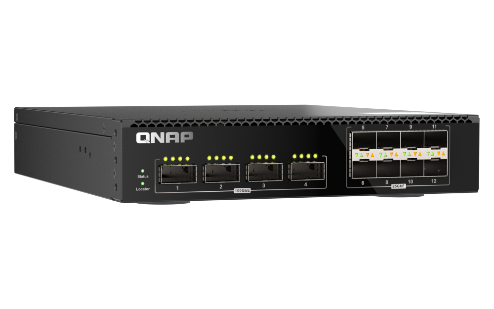 Managed Switch - QSW-M7308R-4X 4 port 100GbE 8 port 25GbE half-rackmount design