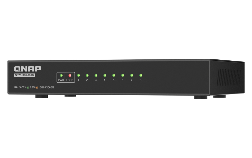 Switch - QSW-1108-8T-R2 - 8-Port Full 2.5GbE Multi-Gig