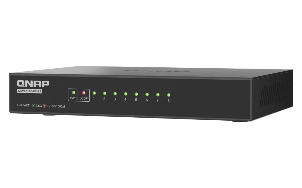 Switch - QSW-1108-8T-R2 - 8-Port Full 2.5GbE Multi-Gig