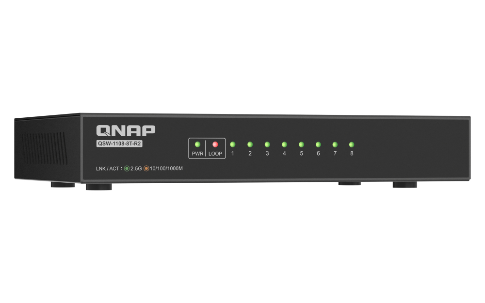 Switch - QSW-1108-8T-R2 - 8-Port Full 2.5GbE Multi-Gig