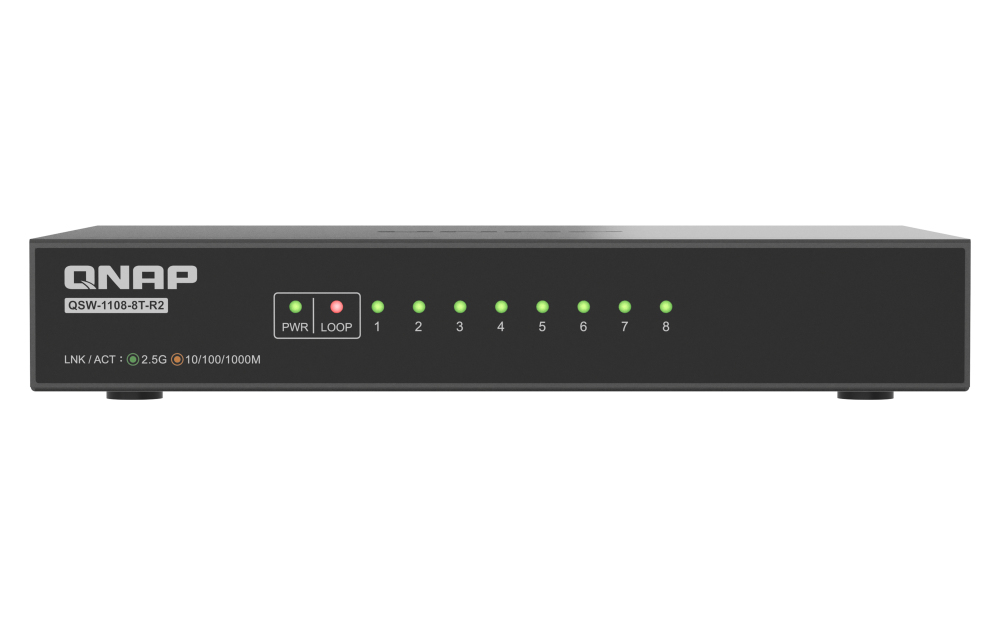 Switch - QSW-1108-8T-R2 - 8-Port Full 2.5GbE Multi-Gig