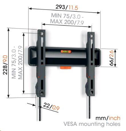 Tvm 3205 Fixed Small Wall Mount
