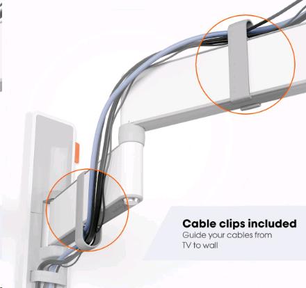 Tvm 3245 - Full Motion+ Small Wall Mount