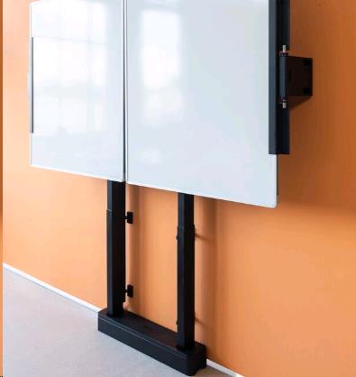 Rise A216 Whiteboard Set 65in Motorized Display Lift Floor/wall