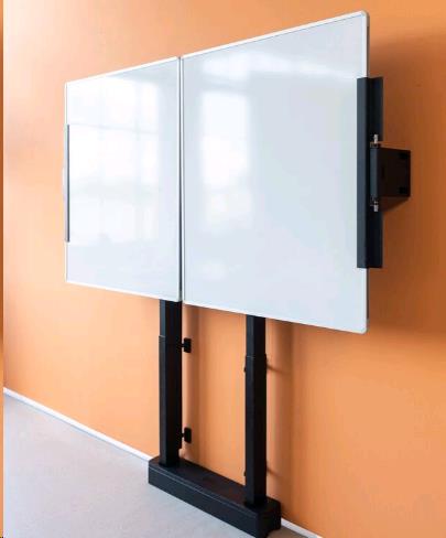 Rise A218 Whiteboard Set 86in Motorized Display Lift Floor/wall