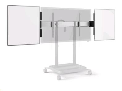 Rise A227 Whiteboard Set 75in Motorized Display Lift Stand & Trolley