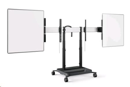 Rise A227 Whiteboard Set 75in Motorized Display Lift Stand & Trolley