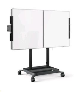 Rise A227 Whiteboard Set 75in Motorized Display Lift Stand & Trolley