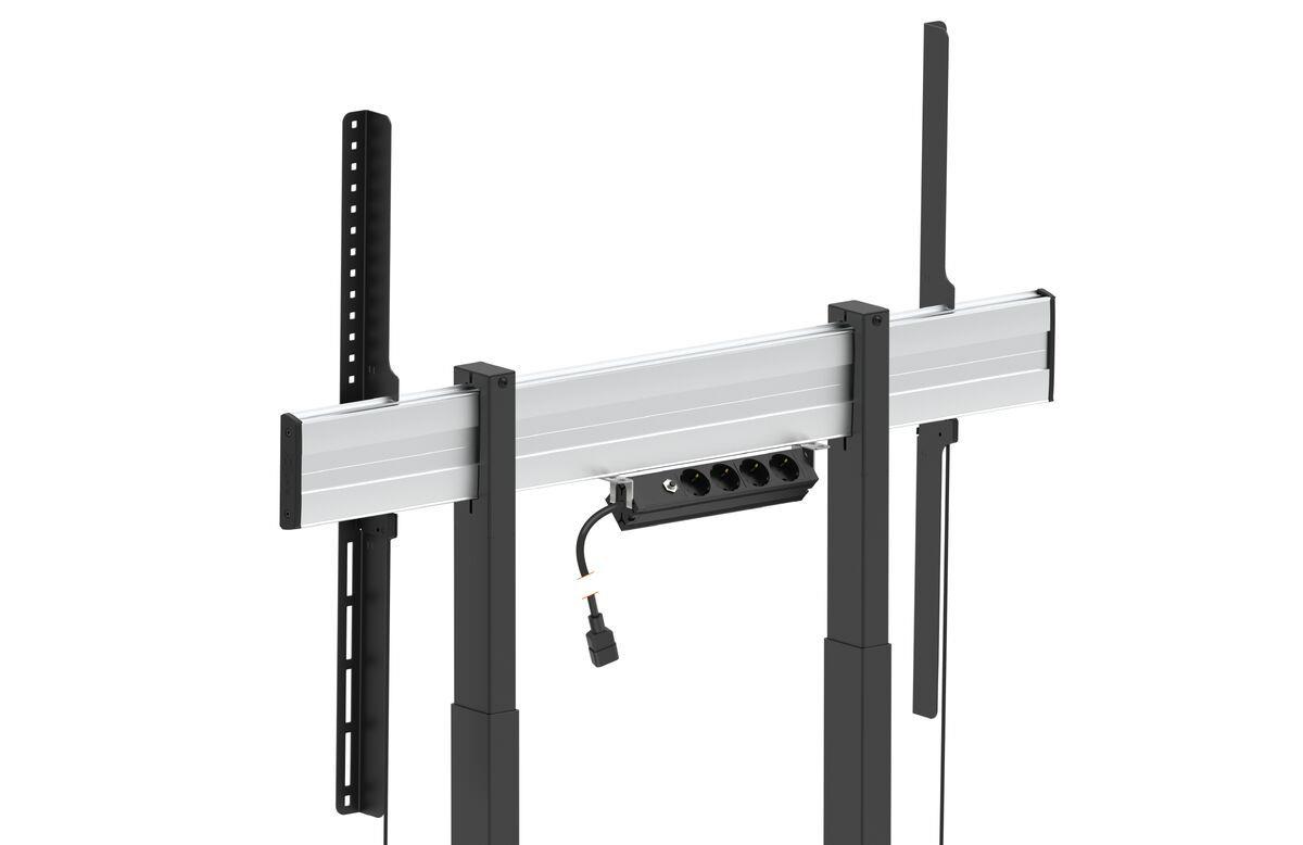 Rise A152 Power Strip + Bracket Black