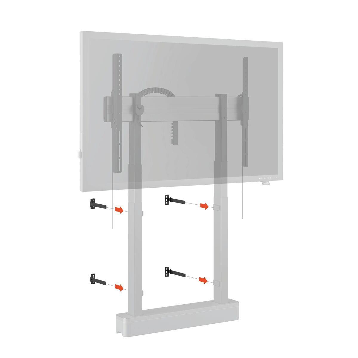 Rise A161 Extended Wall Bracket 7-13cm Black