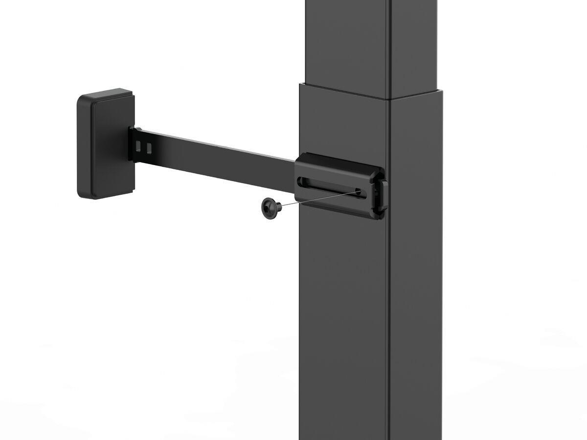 Rise A161 Extended Wall Bracket 7-13cm Black