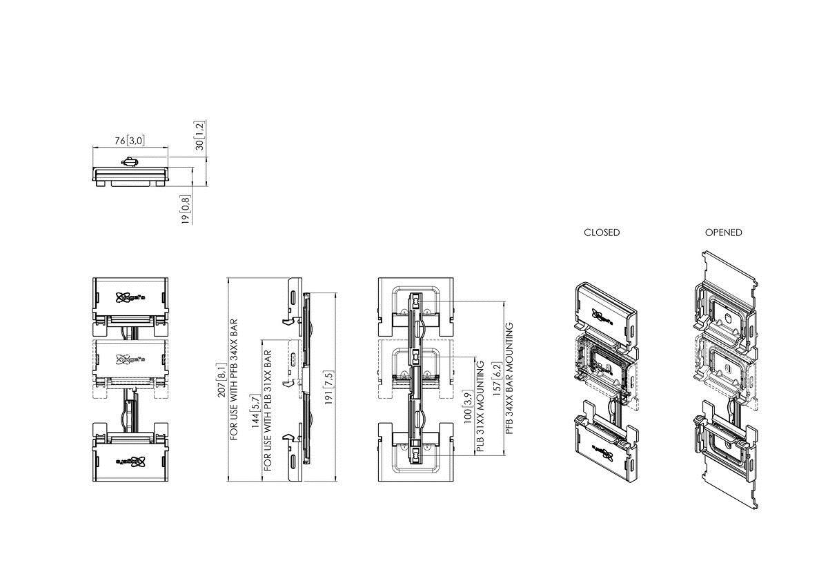 Pla 9301 Bracketkit Plb 31xx