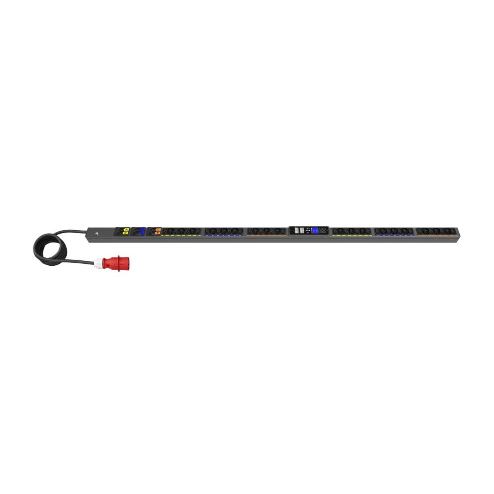 Metered Input G4 Rack PDU, 0U, 39U, IEC-60309 input, 3m cord, 3ph, 22kW, 32A, 415/240V, 42 outlets (24)C13, (18)C39