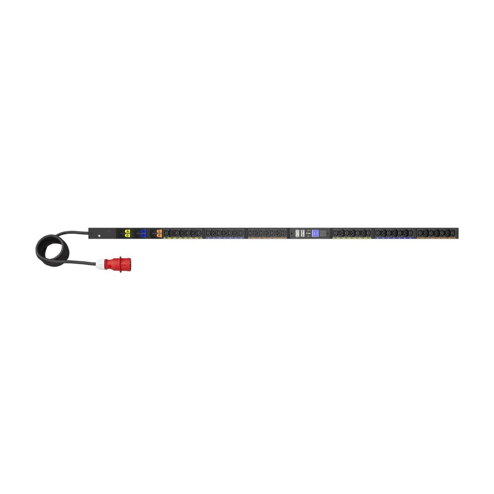 Metered Input G4 Rack PDU, 0U, 39U, IEC-60309 input, 3m cord, 3ph, 22kW, 32A, 415/240V, 42 outlets (24)C13, (18)C39