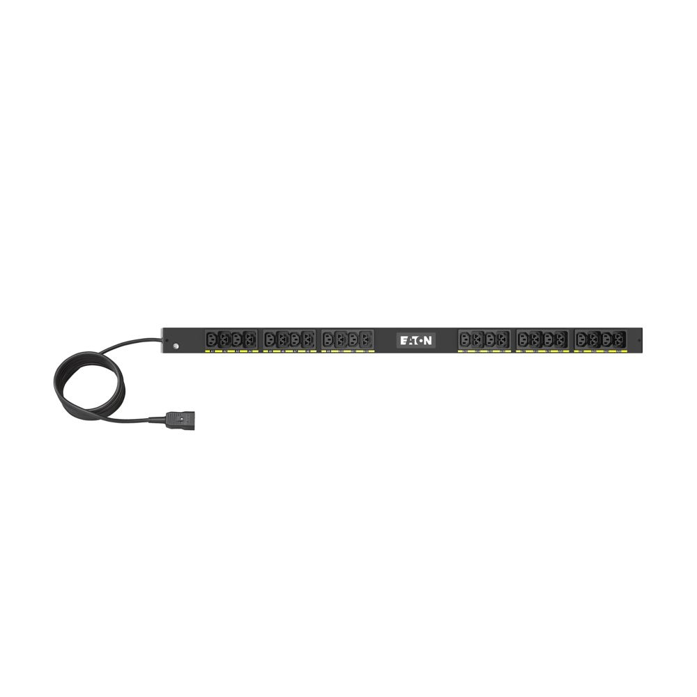 Basic G4 Rack PDU, 0U, 22.5U, C20 input, 3m cord, 1ph, 3.7kW, 16A, 200-240V, 24 outlets (12)C13, (12)C39