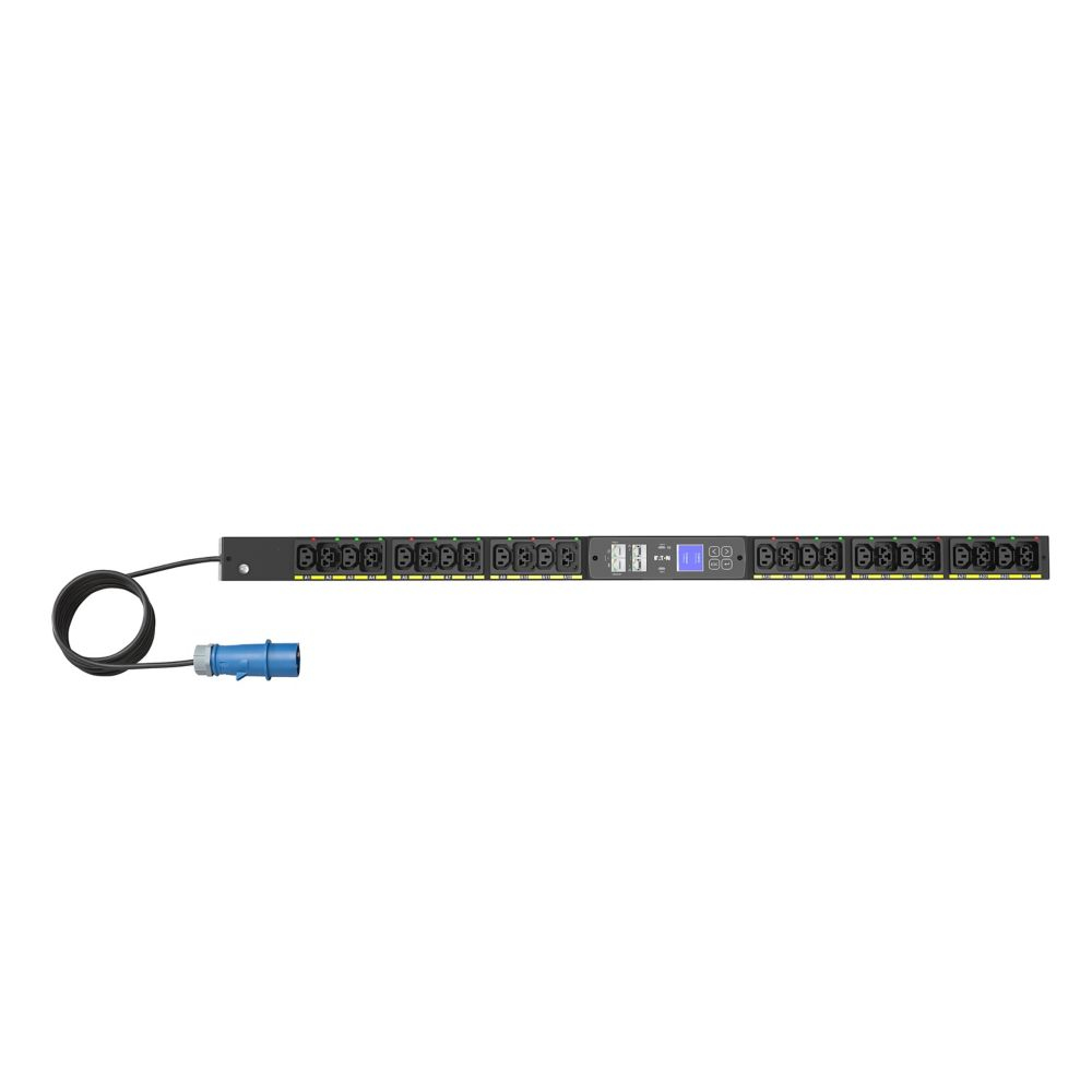 Managed G4 Rack PDU, 0U, 22.5U, IEC-60309 input, 3m cord, 1ph, 3.7kW, 16A, 200-240V, 24 outlets (12)C13, (12)C39