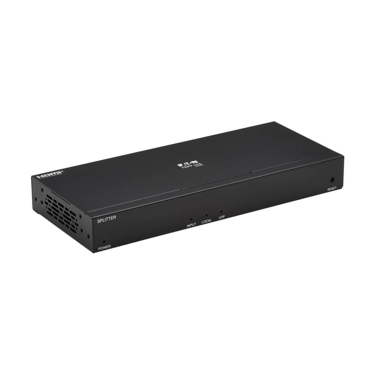 Tripp Lite 4-Port HDMI over CAT6 Extender Kit, Splitter/3x Pigtail Receivers - 4K 60 Hz, HDR, 4:4:4, PoC, 230 ft. (70.1 m), TAA