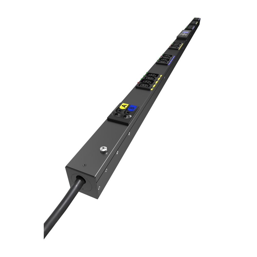 Eaton Managed G4 Rack PDU, 0U, 39U, IEC-60309 input, 3m cord, 1ph, 7.4kW, 32A, 200-240V, 24 outlets (12)C13, (12)C39