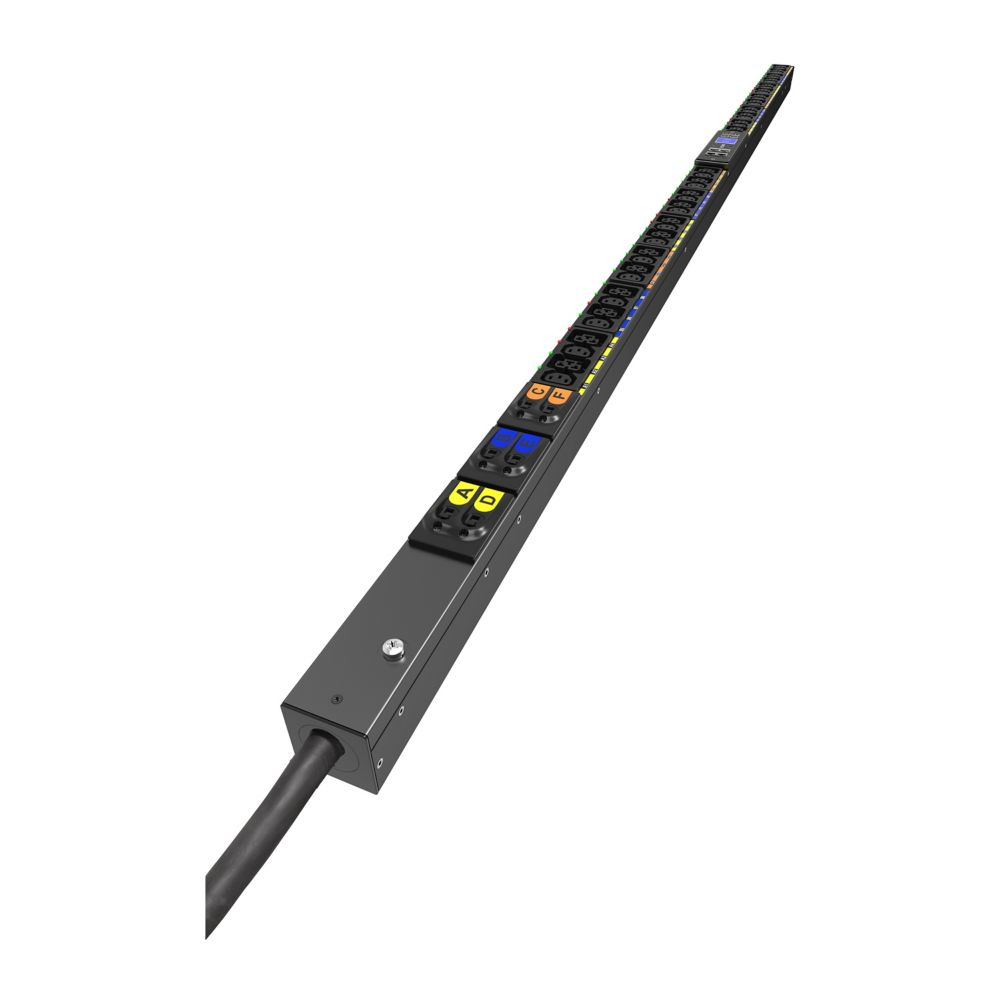 Managed G4 Rack PDU, 0U, 43U, IEC-60309 input, 3m cord, 3ph, 22kW, 32A, 415/240V, 48 outlets (24)C13, (24)C3
