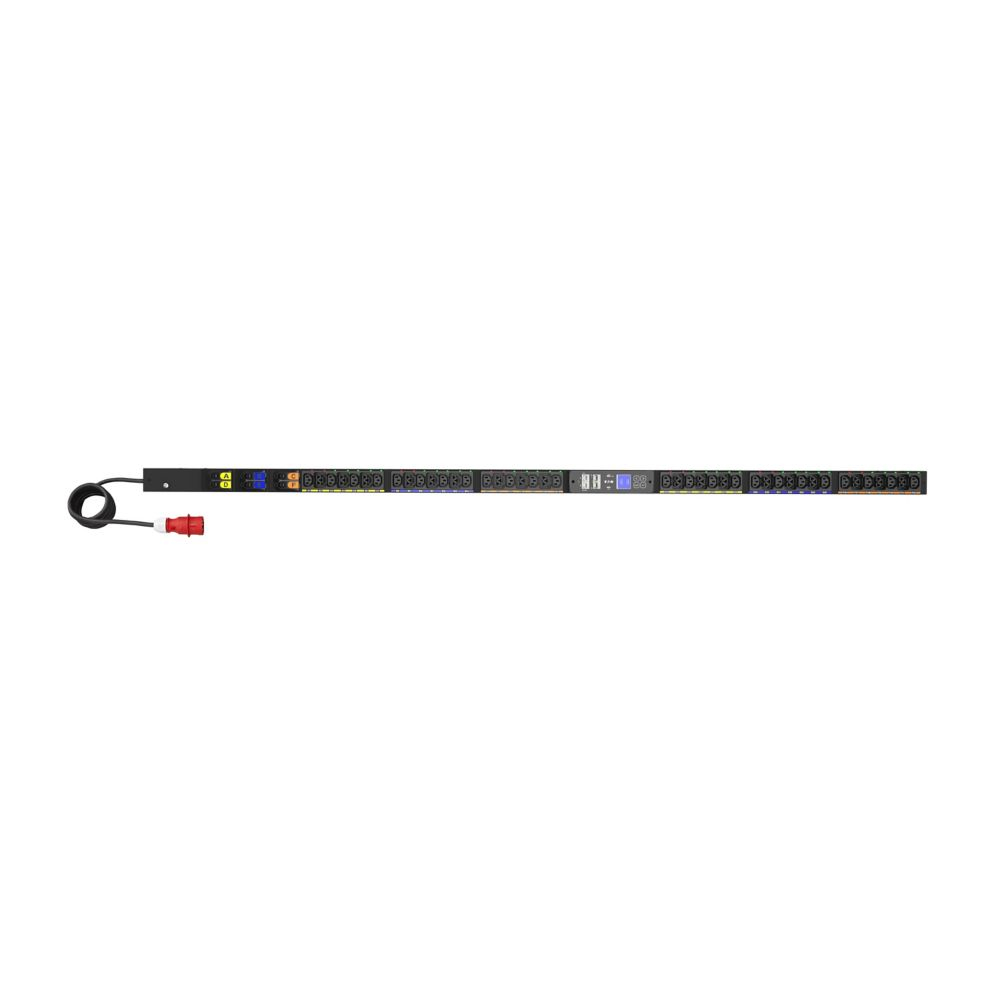 Managed G4 Rack PDU, 0U, 39U, IEC-60309 input, 3m cord, 3ph, 22kW, 32A, 415/240V, 42 outlets (24)C13, (18)C39