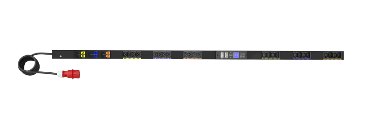 Metered Input G4 Rack PDU, 0U, 39U, IEC-60309 input, 3m cord, 3ph, 22kW, 32A, 415/240V, 24 outlets (12)C13, (12)C39