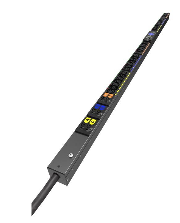 Metered Input G4 Rack PDU, 0U, 39U, IEC-60309 input, 3m cord, 3ph, 22kW, 32A, 415/240V, 24 outlets (12)C13, (12)C39
