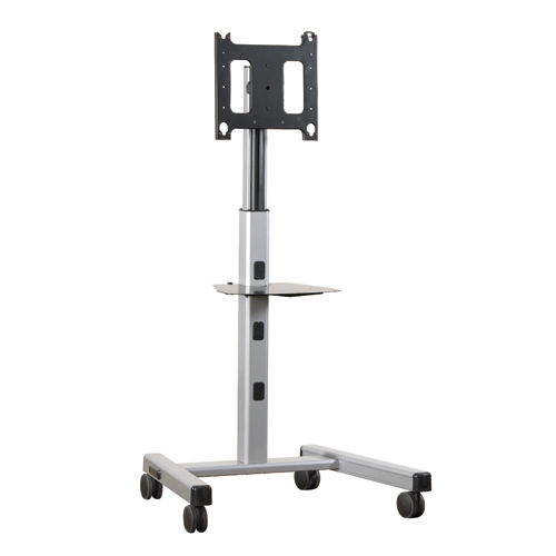 Flat Panel Single Display Cart Black (npfcub)