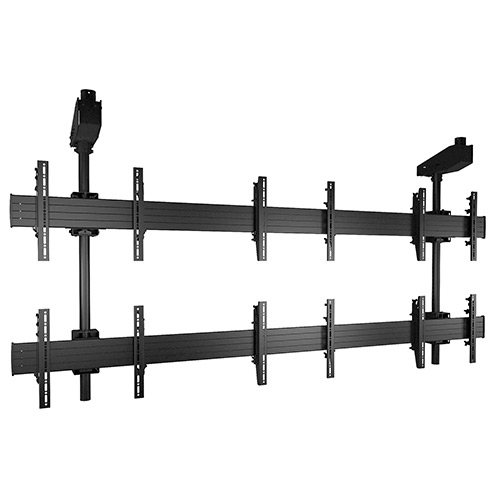 Fusion&trade Micro-adjustable Large Ceiling Mounted 3 X 2 Video Wall Solutions 40 & Quot - 55&quot