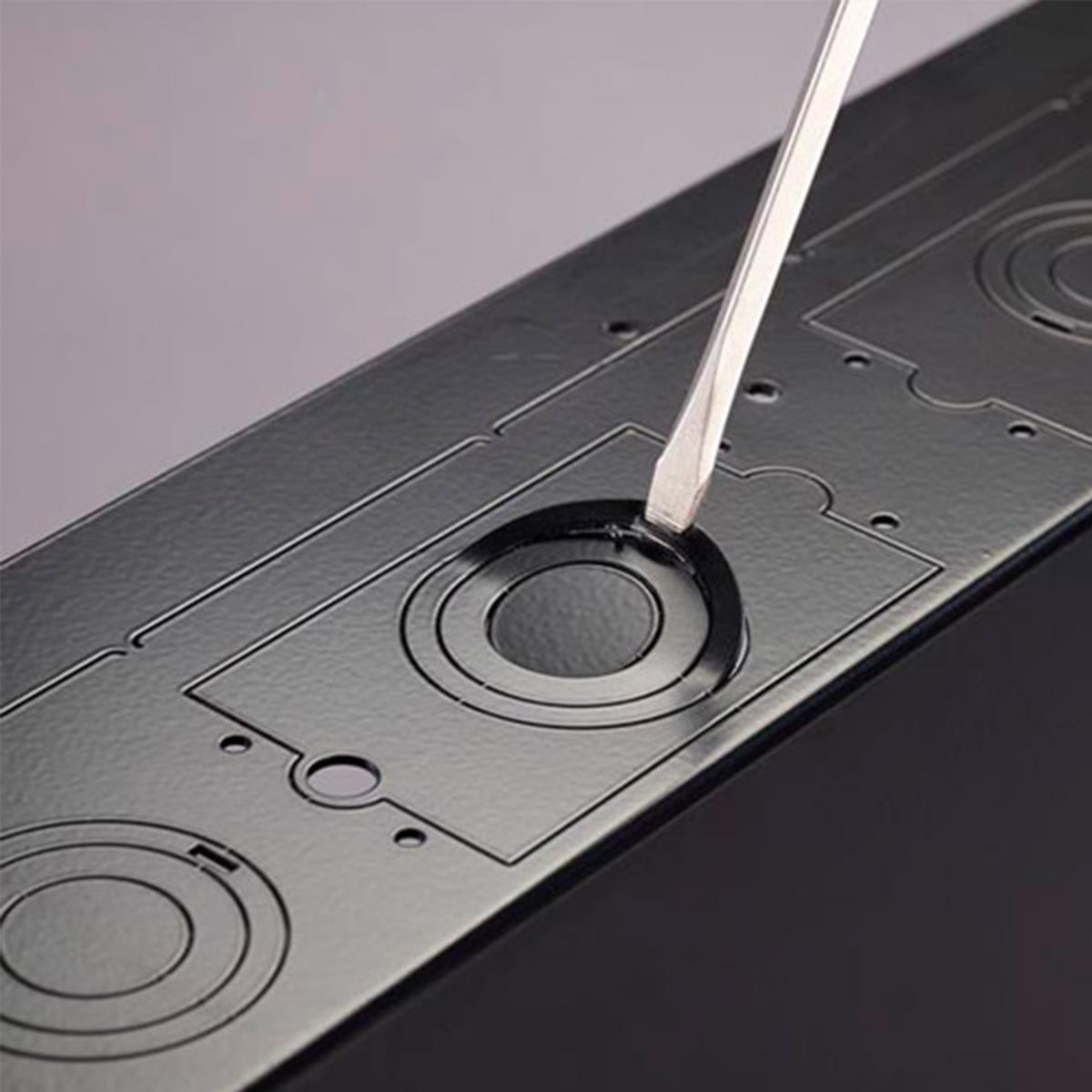 The Pac525fw Simplifies Flat Panel Installation By Providing An Organized, Reces