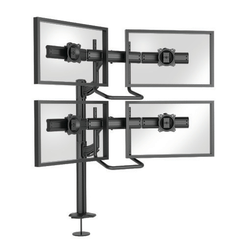Kontour K4 2x2 Grommet Mounted Array 19&quot - 24&quot Maximum Weight 6.8 Kg (per Monitor) - Black