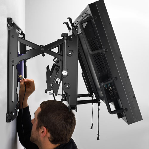 Connexsys Video Wall Portrait Mounting System Without Rails