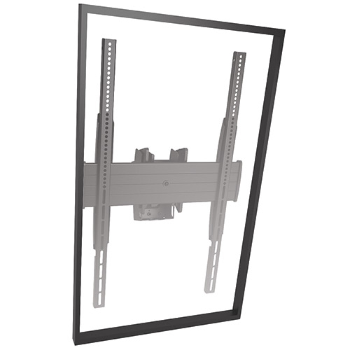 Fusion&trade Large Portrait Flat Panel Ceiling Mount Black Maximum Weight: 56.7 Kg