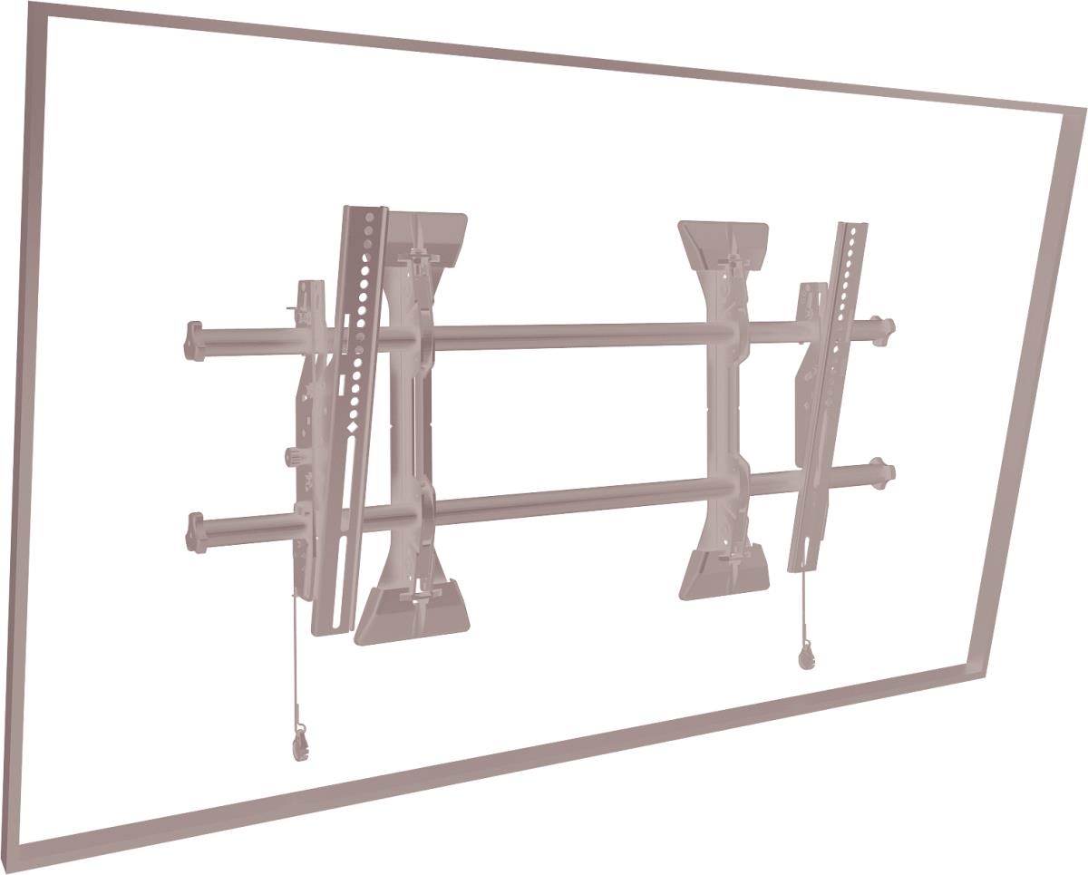 Large Fusion Micro-adjustable Tilt Wall Mount For Screen Sizes Typically 37-63"